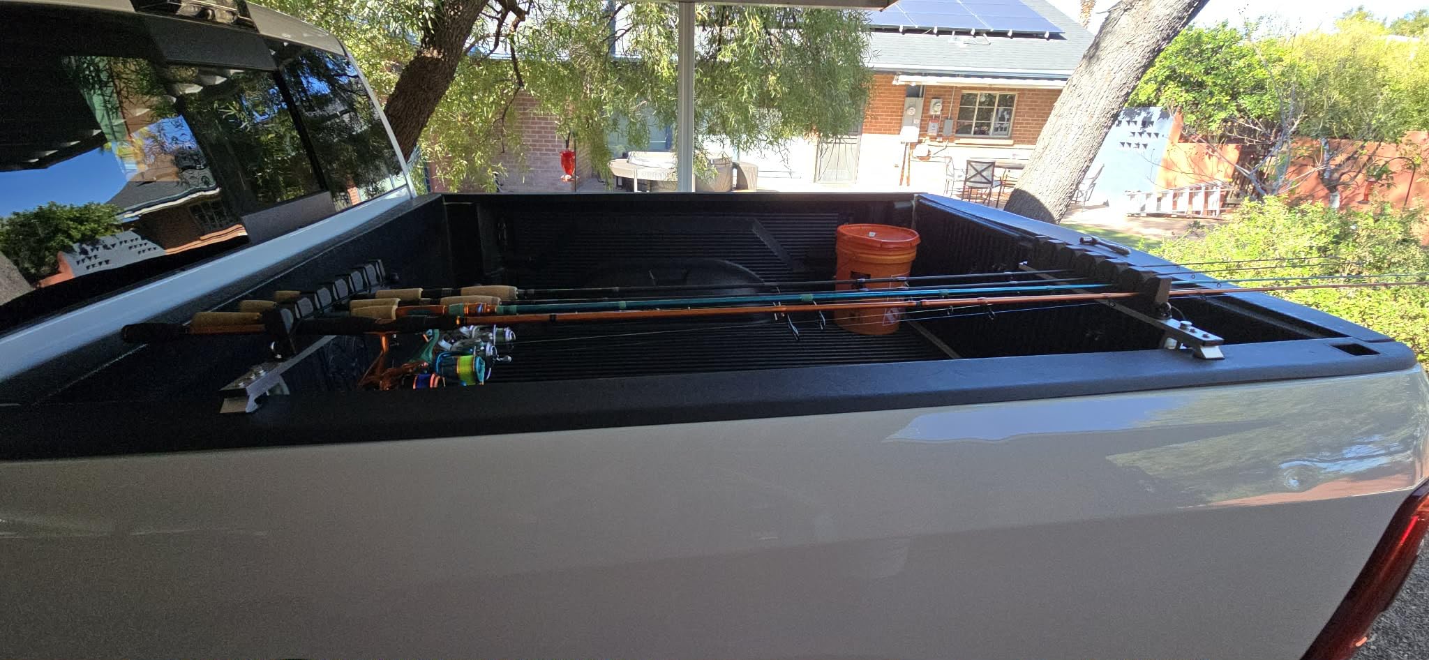 Aluminum Fishing Rod Holder for Truck Bed Holds 4 Fishing Rods, Truck Bed Fishing Rod Holder for Pickup customer photo 1