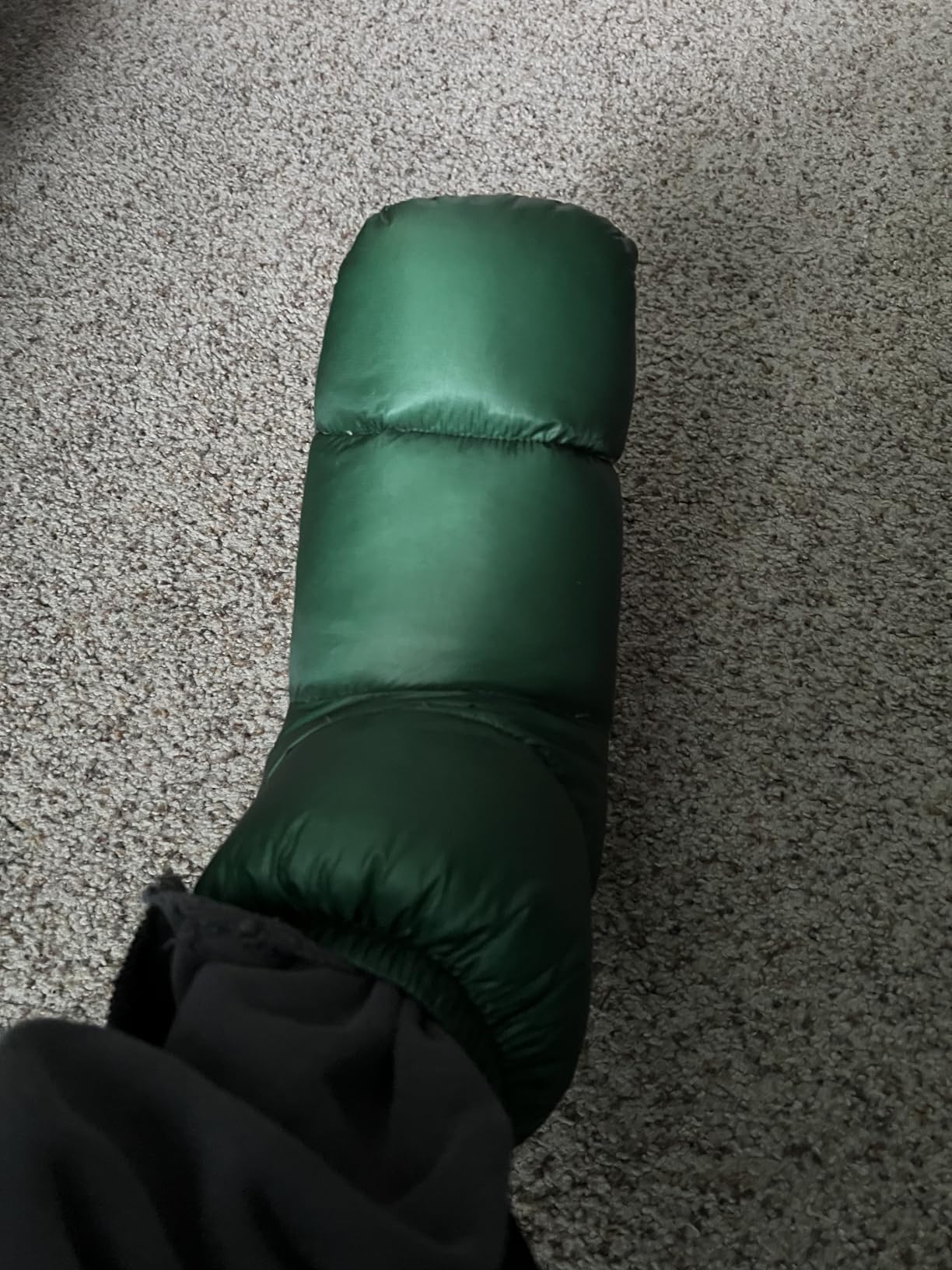 Down Booties Warm Socks 10D Nylon Camping Foot Warmer | Ultralight, Sleeping Sock for Camp, Backpacking, Sleepingbag, Down Slippers, R02 customer photo 2