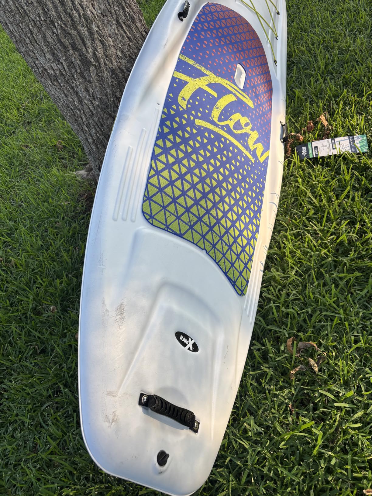 Pelican - Flow 106 Hardshell Stand-Up Paddle Board - Lightweight Board with a Bottom Fin for Paddling, Non-Slip Deck - Perfect for Youth & Adult customer photo 1