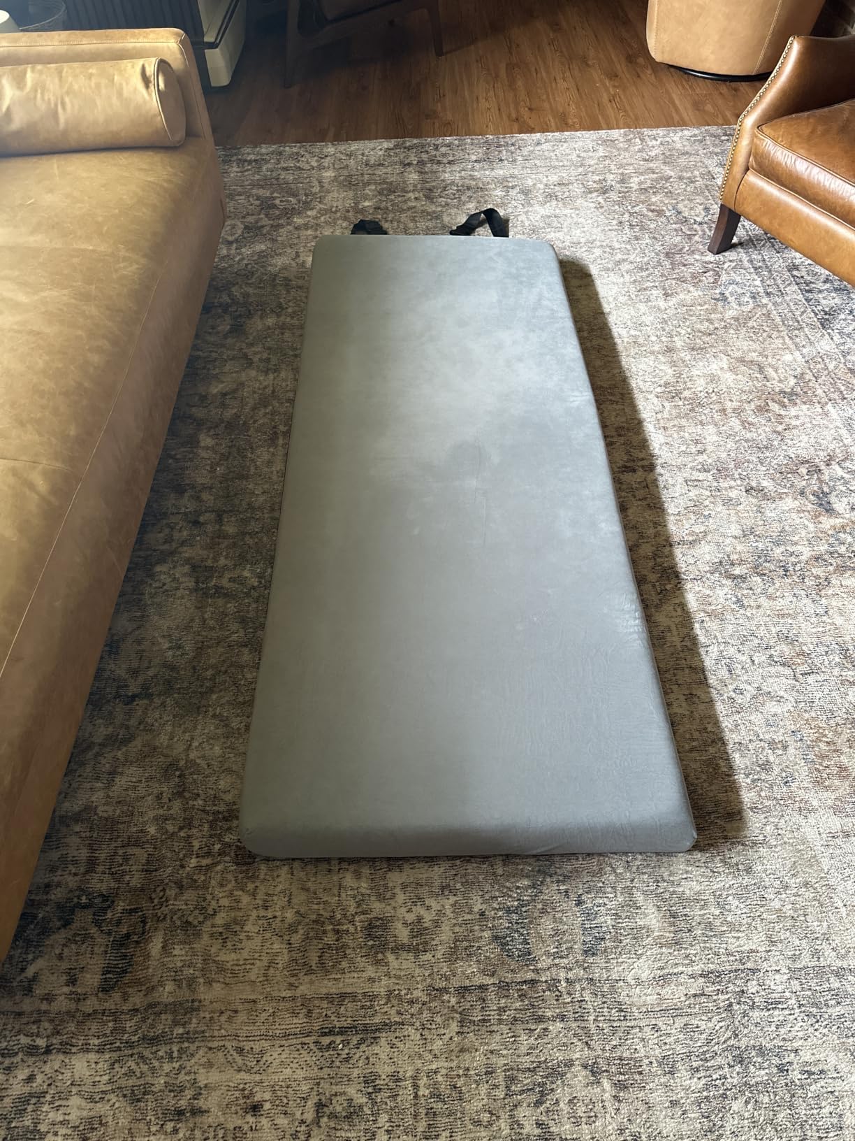 Extra Thick Supportive Foam Camping Mattress with Travel Bag | Portable Sleeping Pad for Car/Tent/Cot/SUV/Trunk/Floor/Guest Bed, Camping essentials customer photo 2