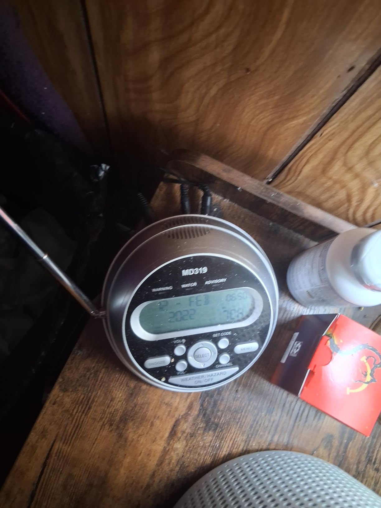 Weather Alert Radio with 23 County Codes, 80+ NOAA Alerts, for Tornado, Storm | S.A.M.E Localized Programming, External Antenna, Warning Light, Battery Backup, Alarm Clock, Home & Emergency customer photo 1