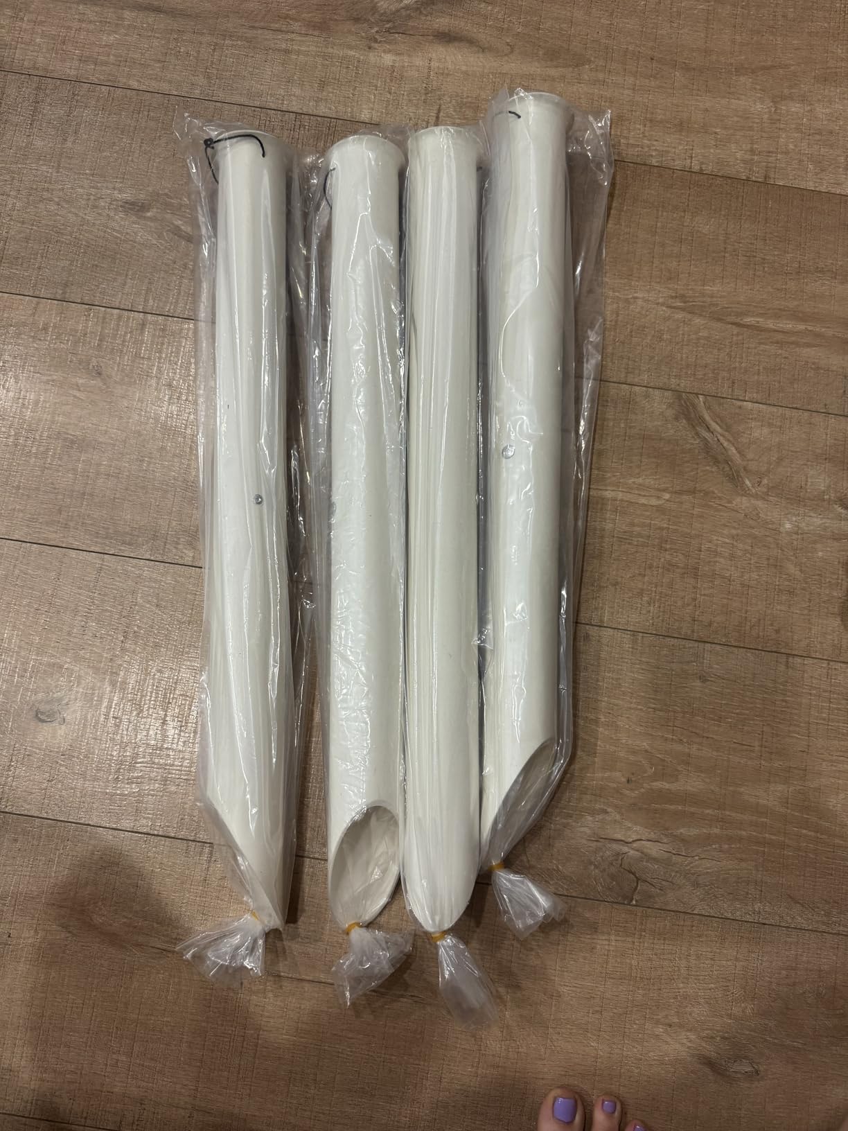 DoubleFill Tubular Sand Spikes for Surf Fishing PVC Surf Shore and Beach Fishing Rod Holder Sand Spike for Beaches, Rivers and Sandy Beaches customer photo 1