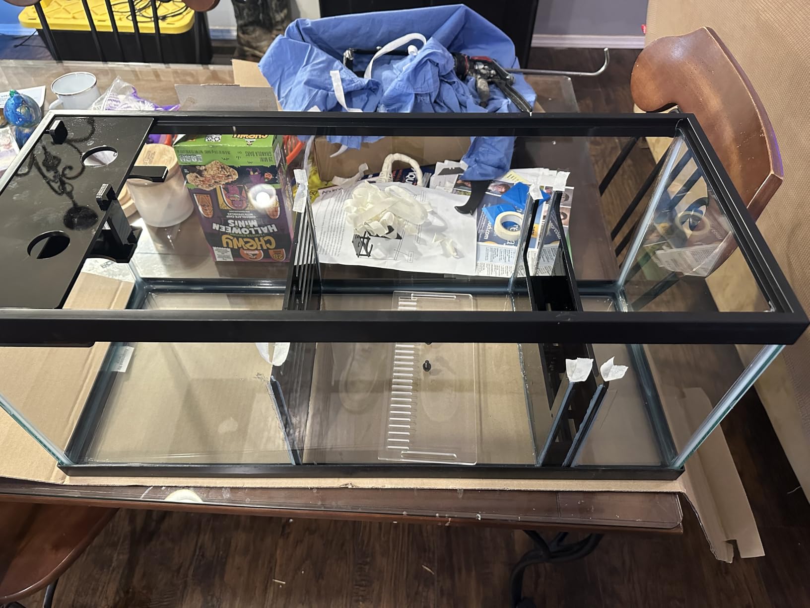 Adjustable Sump Baffle Kit - Refugium Kit for 10 Gallon Tank - Reef Aquarium - Saltwater Aquarium Filter System- Protein Skimmer Sump customer photo 1