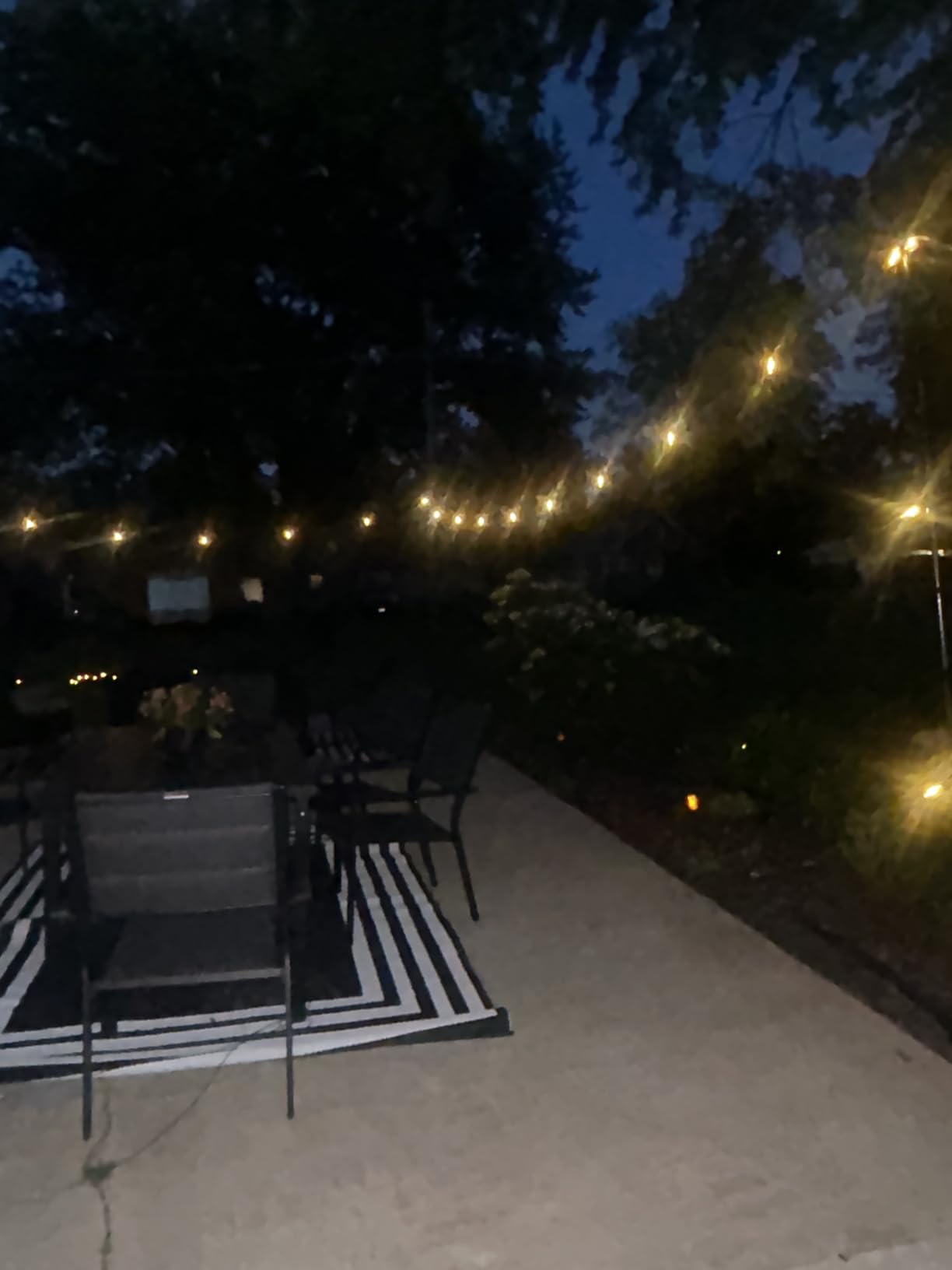 Brightown 100FT Solar String Lights Outdoor Waterproof with Remote, 31+2 LED Shatterproof Bulbs, Dimmable & Timable, 3 Light Modes, Solar Lights for Backyard Party Patio Decor - 26Hrs Runtime customer photo 1