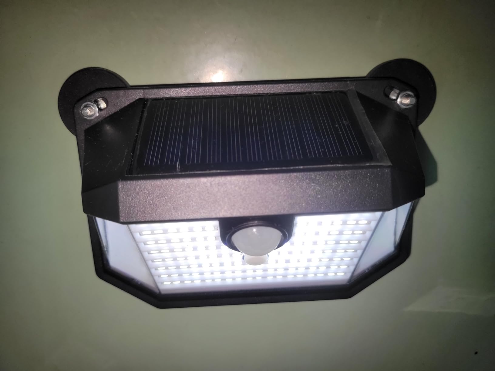 LUHLEE 178LED Magnetic Solar Lights Outdoor, RV Solar Lights Motion Sensor | 800LM RV Exterior Light with Strong Magnetic Mount, IP65 Waterproof Solar RV Outdoor Lights for Camper, Awning Trailer 2Pack customer photo 2