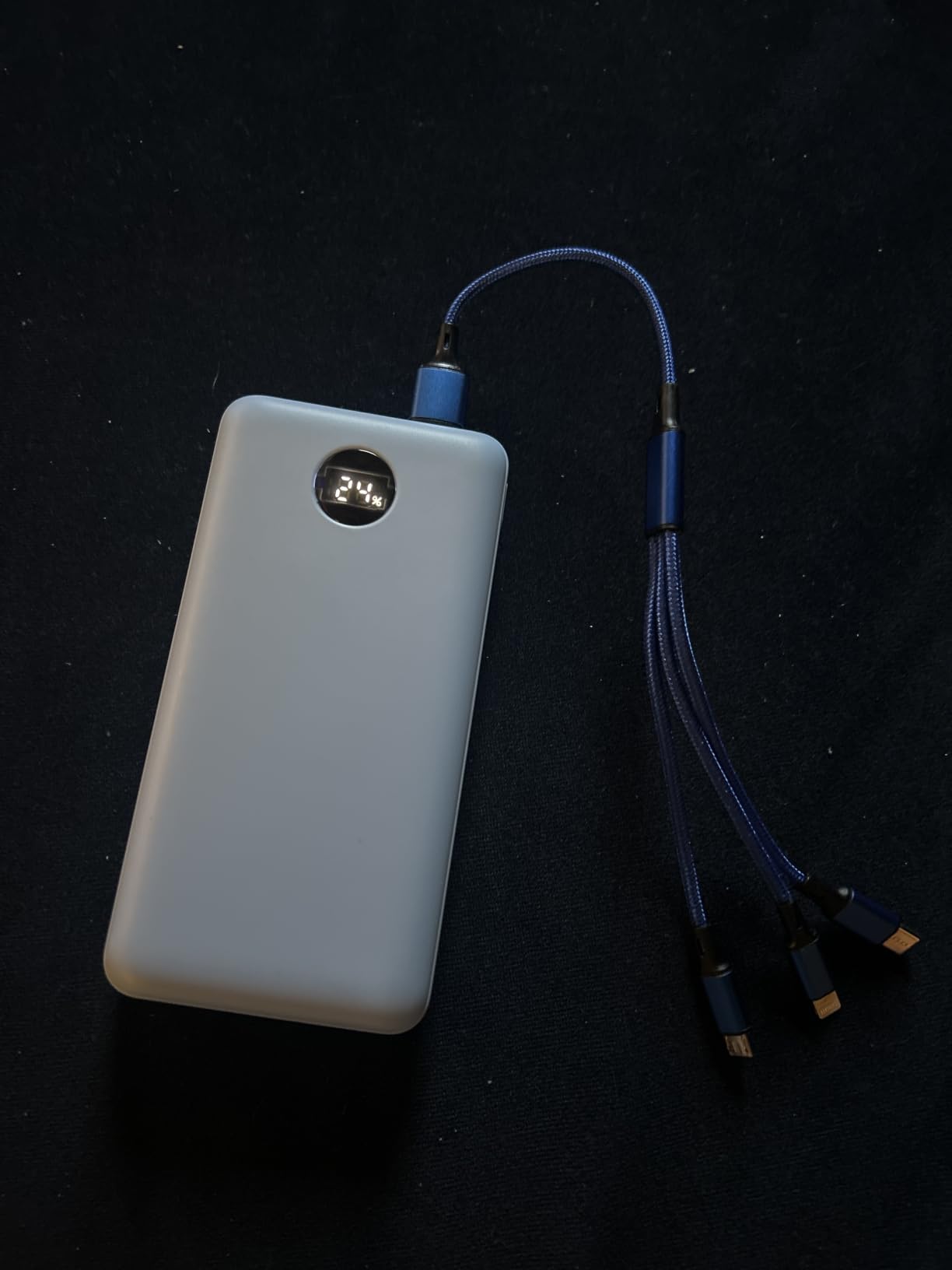 ZZI Portable Charger Power Bank 60000mAh, 22.5W PD Fast-Charge Battery Pack | Charge 5 Devices, 3-Ports & 3 in 1 Cable, 60% in 30min, 10 times for iPhone, Fit All Cell Phone/Tablets,Camping/Travel/Outage customer photo 1