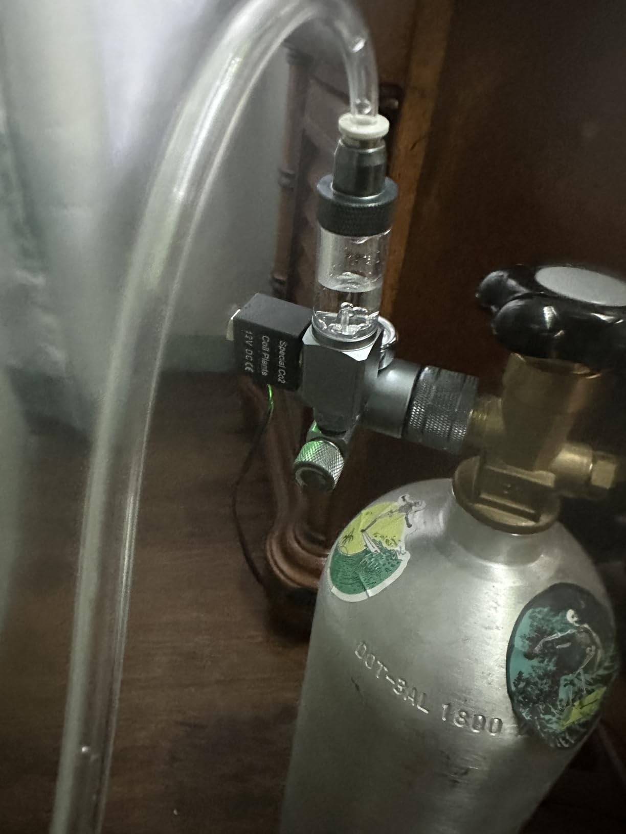 FZONE Aquarium CO2 Regulator Kit, Compact Aquarium CO2 System with Diffuser, Upgraded DC Solenoid and Bubble Counter Check Valve, for Establishing CO2 System in Aquatic Plant Tank customer photo 1