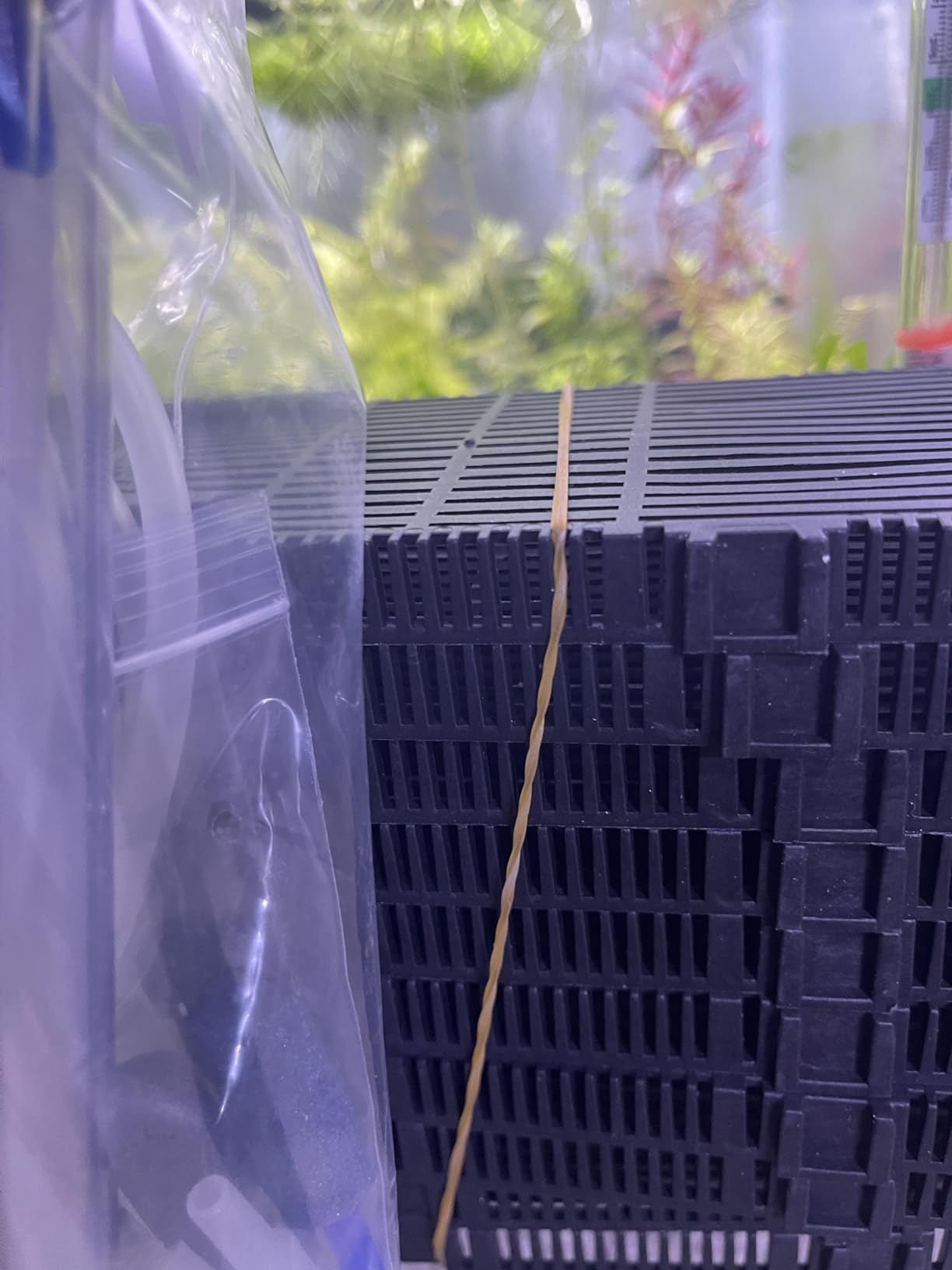 Undergravel Filter System for 5 Gallon Fish Tank, Air-Driven Biofiltration Aquarium Filter Kit with 6 Modular Plates & Adjustable Lift Tube, Cut-to-Fit Under Gravel System for Clear Water customer photo 1