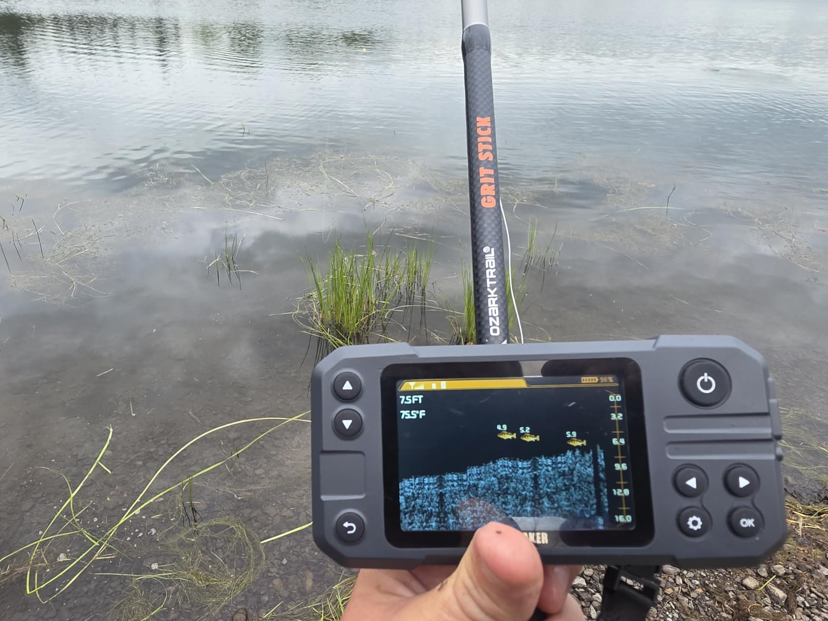LUCKY Kayak Portable Fish Finder Transducer Wireless Sonar Fish Finders Boat Rechargeable Handheld Fish Depth Finder Fishing MT-202 customer photo 1