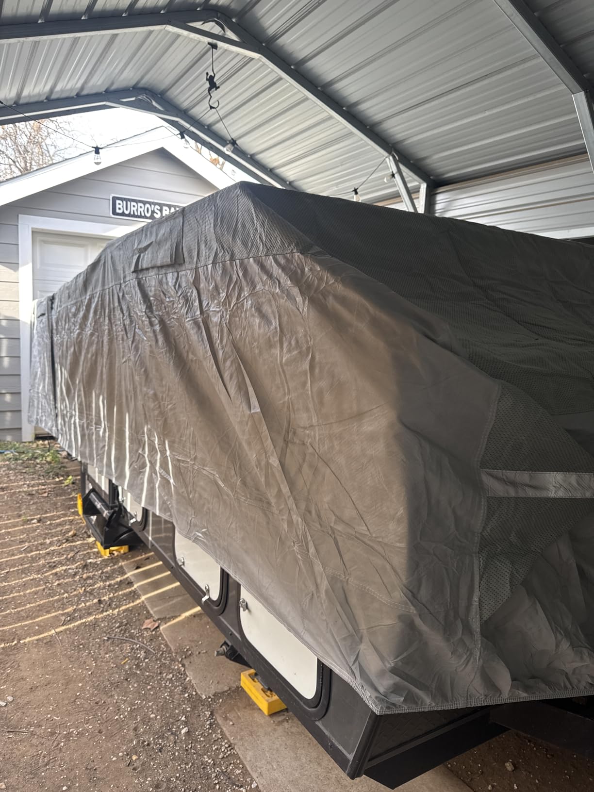 Class C RV Cover 26' ~ 29', 7 Layers Top Motorhome Cover, Heavy Duty Anti-UV Camper Cover Windproof Ripstop Class C Travel Trailer Cover customer photo 2