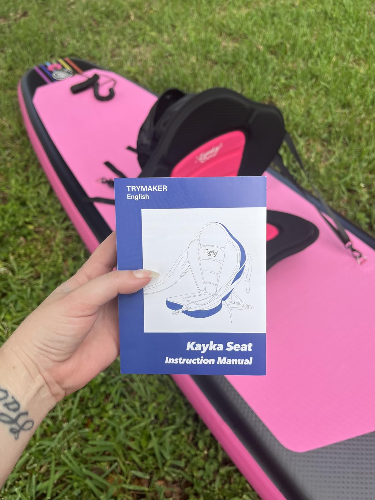Trymaker Kayak Seats with Back Support, Thick Paddle Board Seat, Universal | 1.97