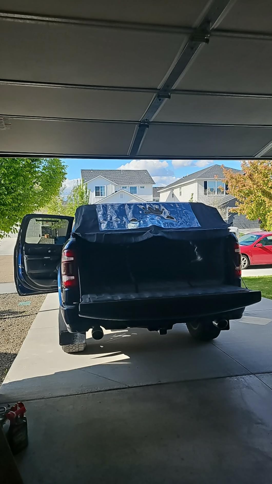 JOYTUTUS Upgraded Truck Bed Soft Topper Compatible with F150 2015-2026 with 5.5ft Bed, Foldable Camper Shell Truck Top customer photo 2