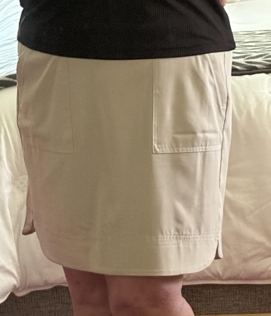 RBX Active Longer Length Skort for Women, Quick Drying Woven Pickleball Golf Skort with Pockets for Tennis, Hiking, Running customer photo 2