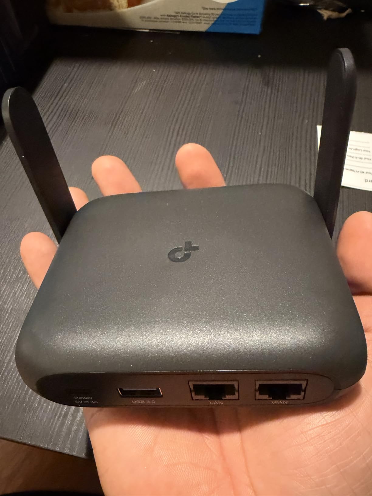 TP-Link Roam 6 AX1500 Portable Wi-Fi 6 Travel Router Dual-Band | Easy Public WiFi Sharing | Hotel/RV/Travel Approved | Phone WiFi Tether | USB C 3.0 | Multi-Mode | OpenVPN, WireGuard | TL-WR1512X customer photo 2