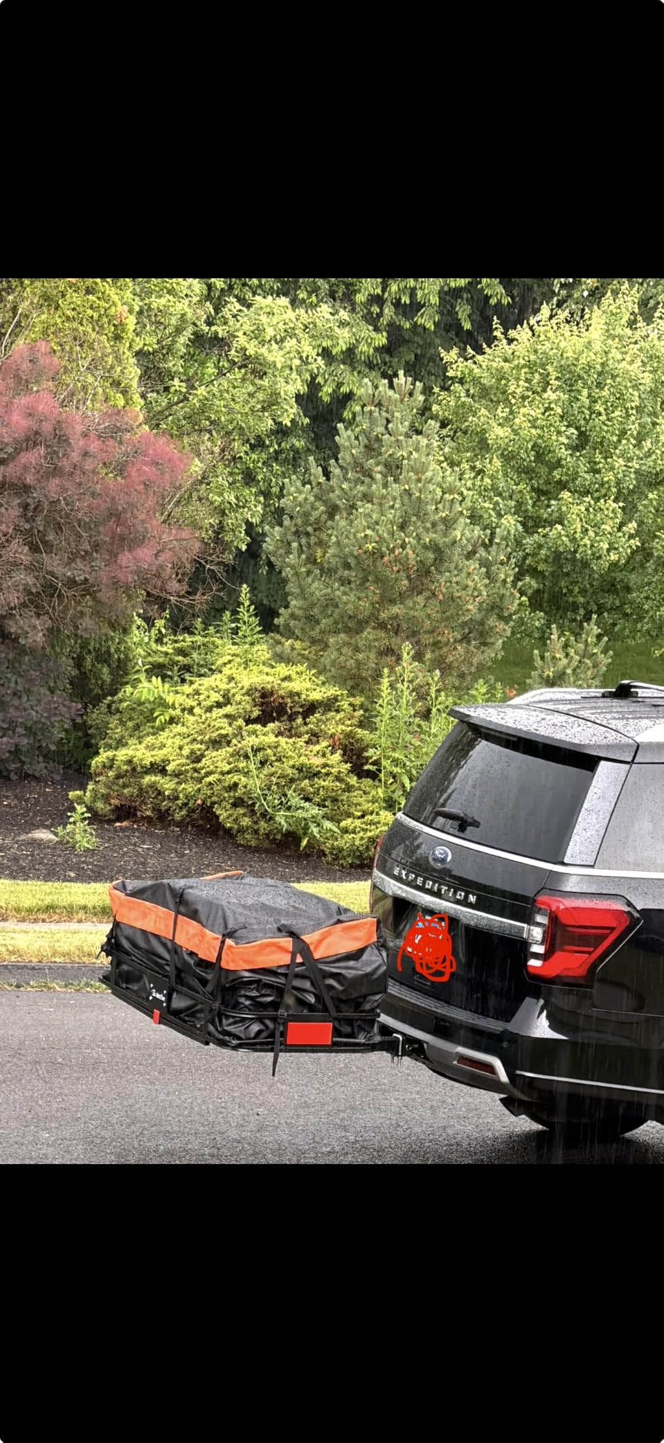 Hitch Mount Cargo Carrier Rack Basket 53