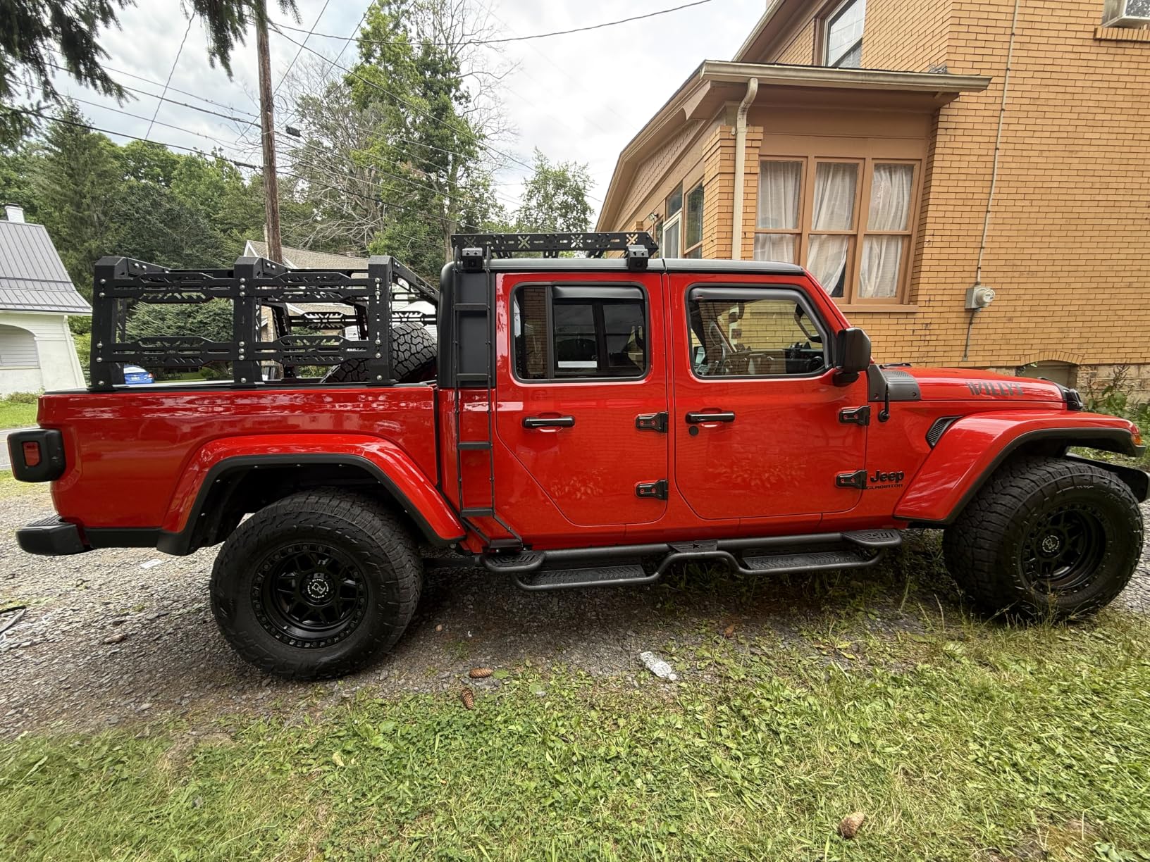 Overland Bed Rack for Mid Size Truck Bed Rack Compatible with Colorado/Frontier/Toyota Tacoma/Ford Ranger with 3 LED Lights, 20 Inch High Truck Bed Rack for Roof Top Tent customer photo 1