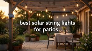 best solar string lights for patios