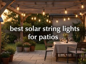 best solar string lights for patios