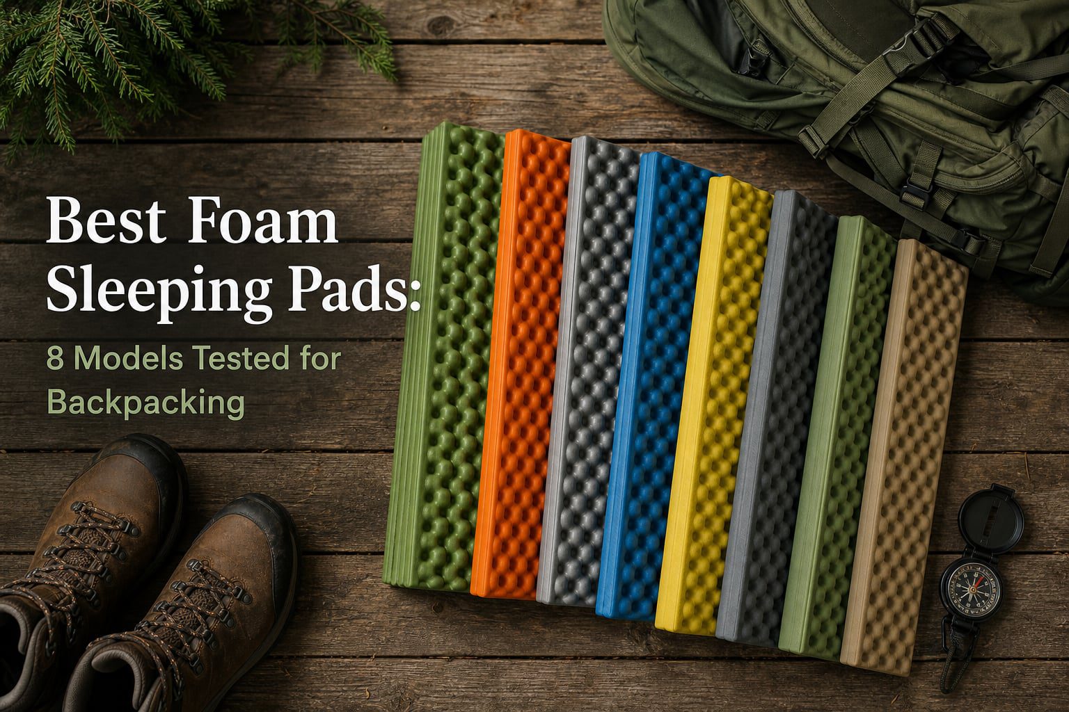 Best Foam Sleeping Pads: 8 Models Tested for Backpacking