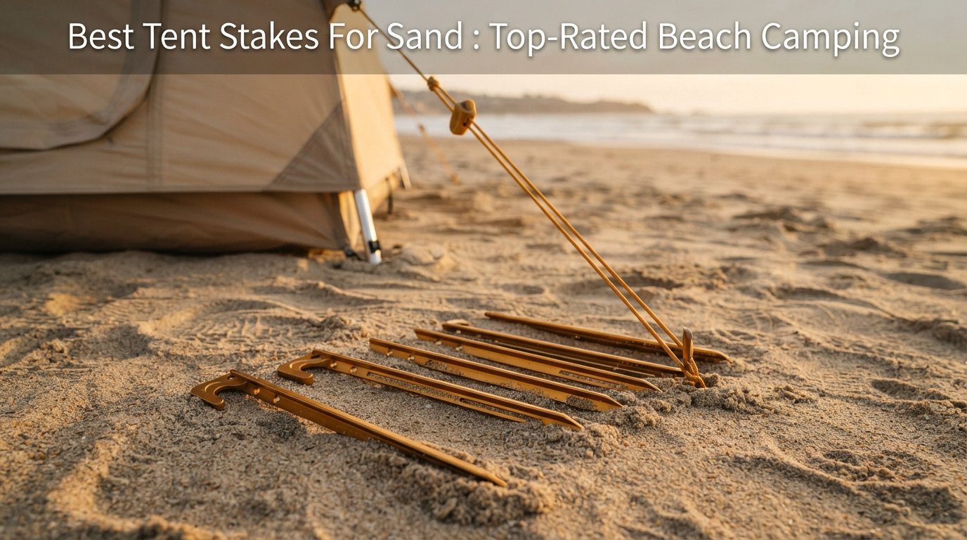 Best Tent Stakes For Sand [cy]: 8 Top-Rated Beach Camping