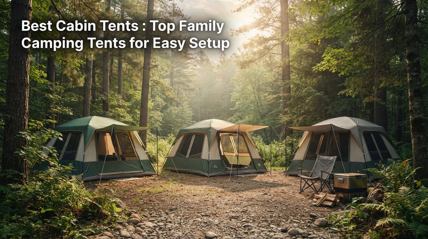 Best Cabin Tents [cy]: Top Family Camping Tents for Easy Setup