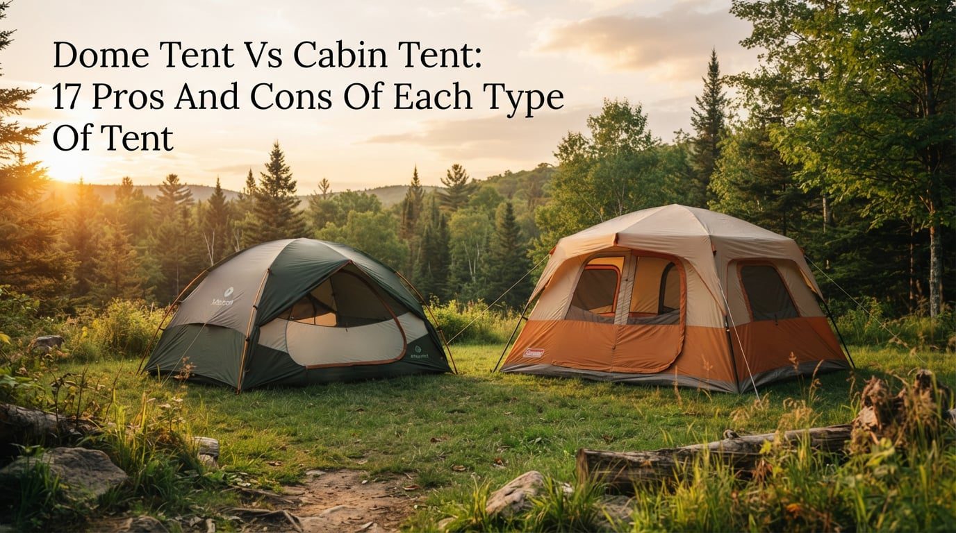 Dome Tent Vs Cabin Tent: 17 Pros And Cons Of Each Type Of Tent