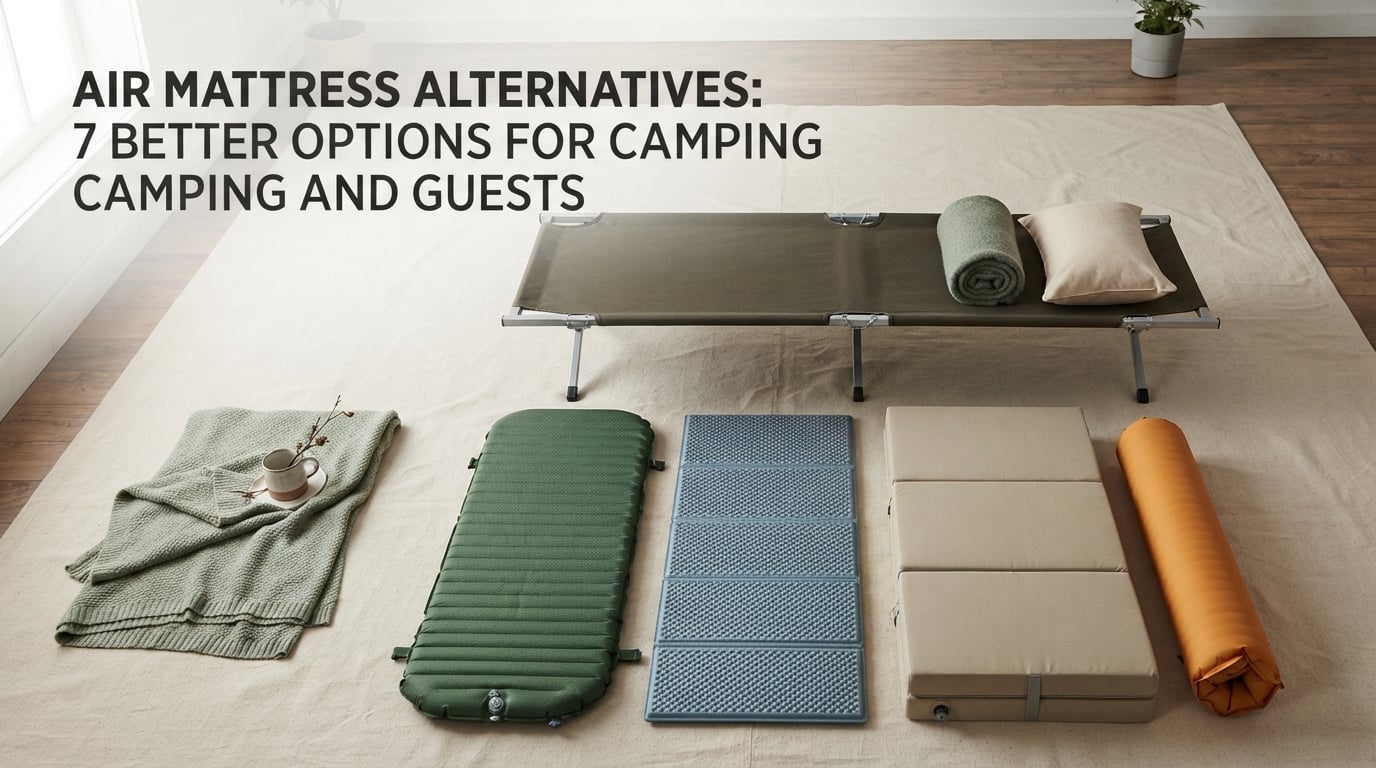 Air Mattress Alternatives: 7 Better Options for Camping and Guests