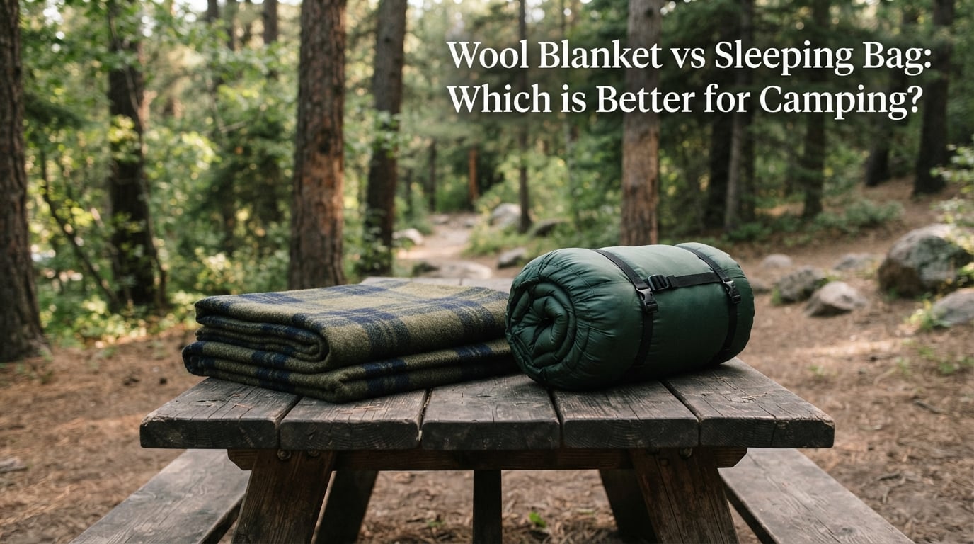 Wool Blanket vs Sleeping Bag: Which is Better for Camping?