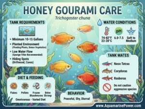 Honey Gourami (Sunset Honey Gourami) Care Guide 101 | [cy]