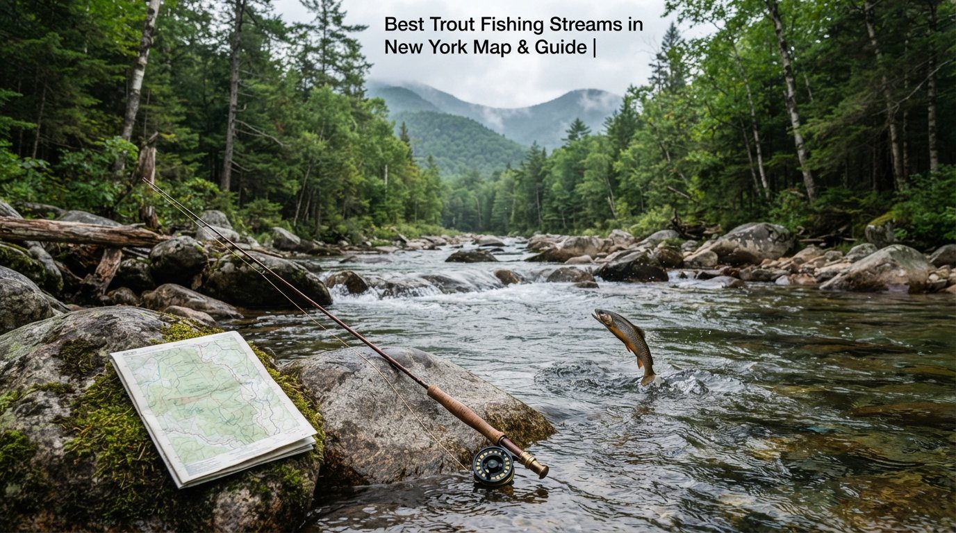 Best 35 Trout Fishing Streams in New York Map & Guide | [cy]