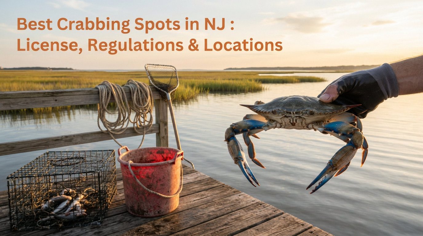 Best Crabbing Spots in NJ : License, Regulations & Locations