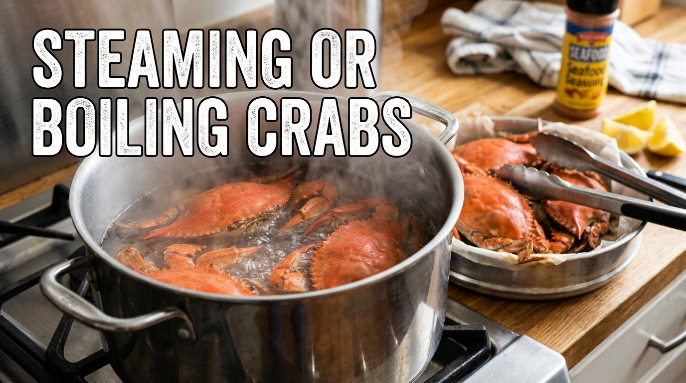 Steaming or Boiling Crabs: Which is Best? Expert Guide
