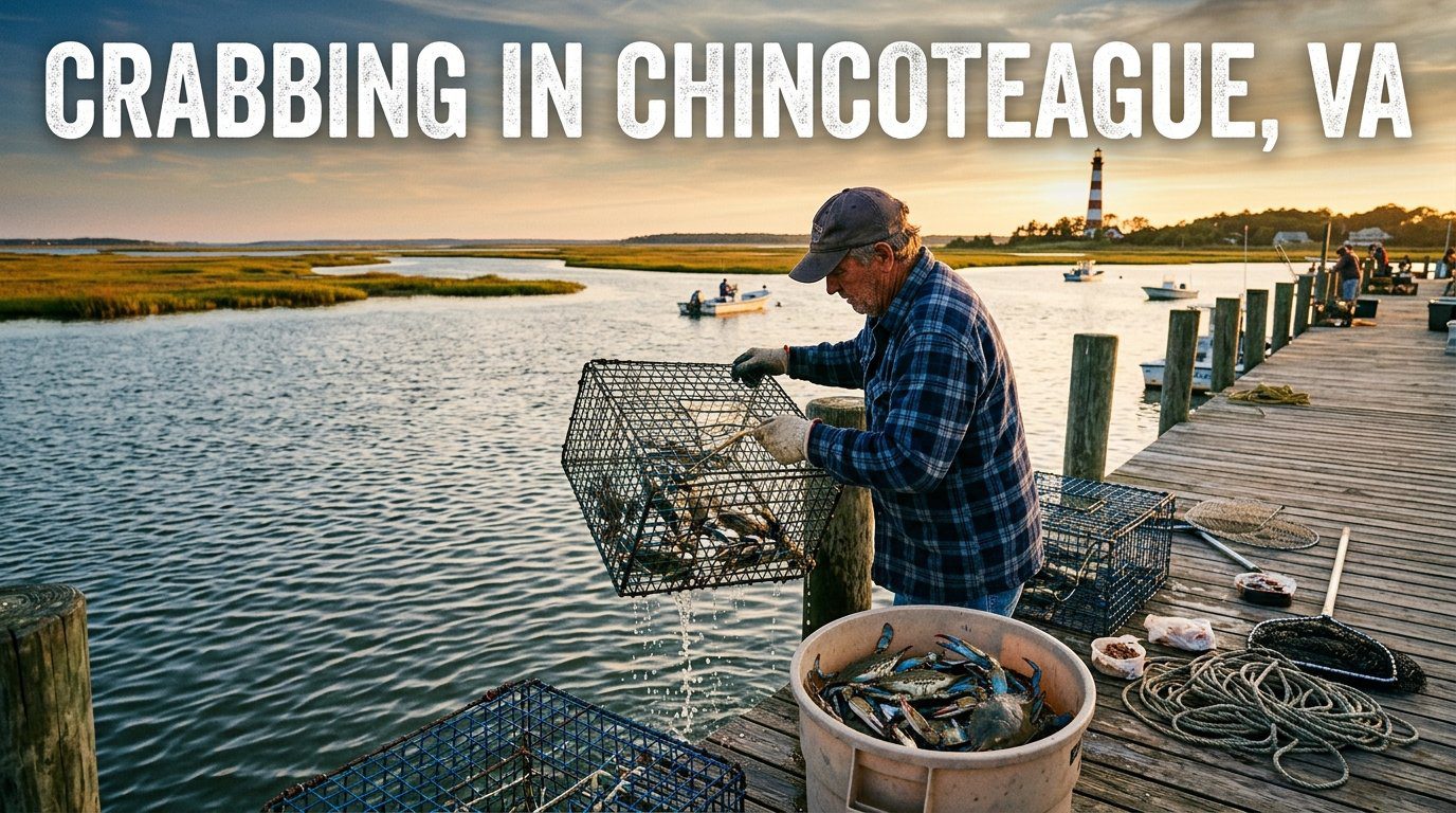 Crabbing in Chincoteague VA: Best Spots, Tips & Regulations