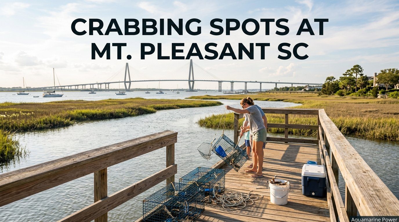 Top 15 Crabbing Spots at Mt. Pleasant SC | Maps & Tips