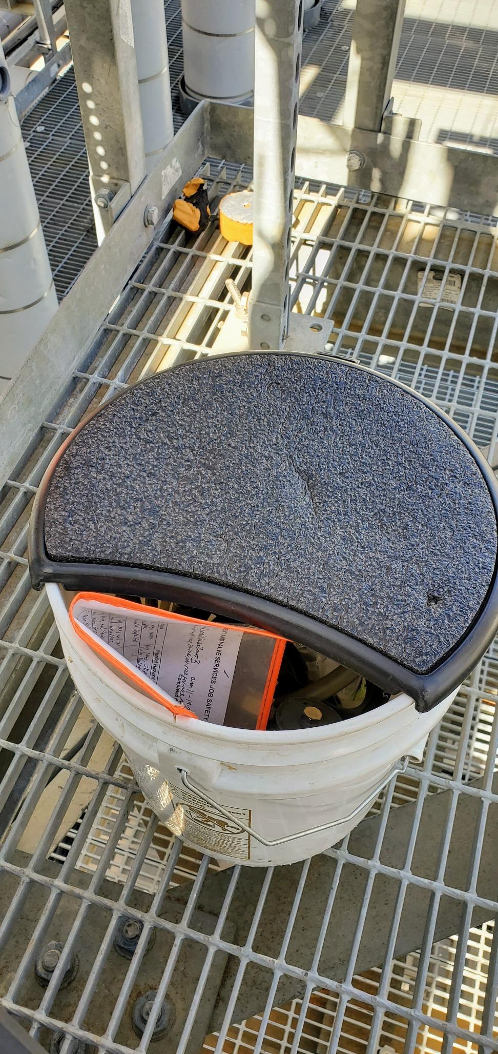 Frabill Strato Seat | Comfortable Snap on Lid with Foam Padding for Storage Bucket Seat Option customer photo 2