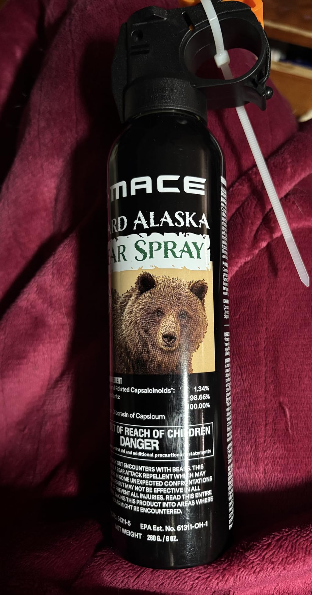Mace Bear Spray - Guard Alaska Bear Deterrent Self Defense Spray, 9 oz, EPA Registered, Max Strength 20% OC, Great for Hiking, Camping, & Hunting customer photo 1