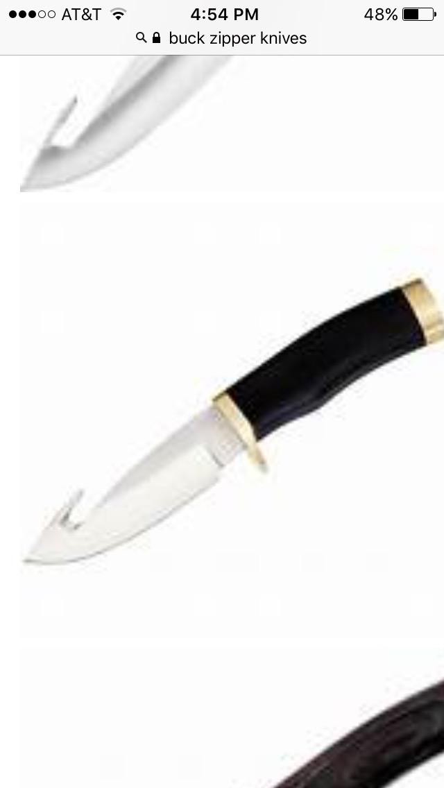 Buck Knives 691 Buck Zipper Hunting Knife, 4-1/4