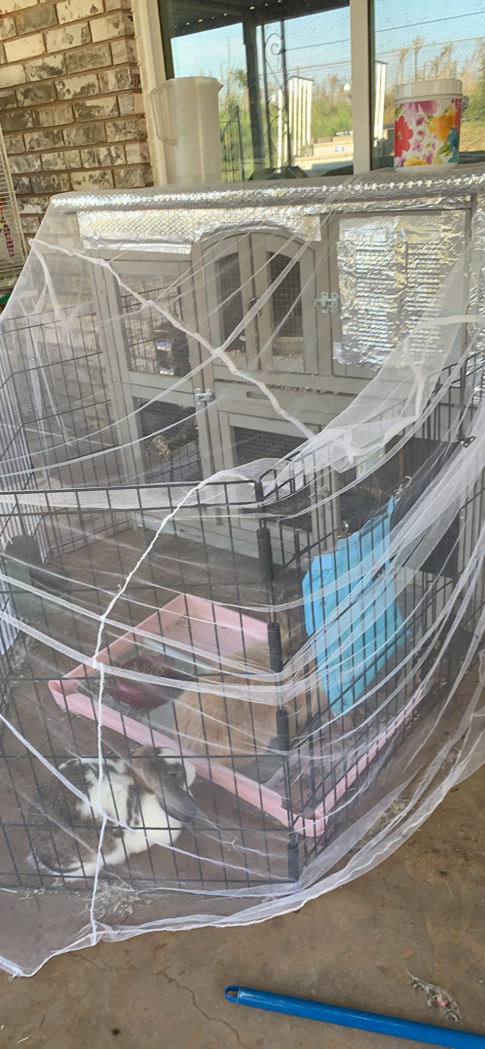 Coghlan's Rectangular Mosquito Net - Lightweight Mesh Canopy for Camping, Travel, and Outdoor Use - Includes Tie Loops, Carry Bag, Twine, Hooks, Anchors, Nails - White, 78