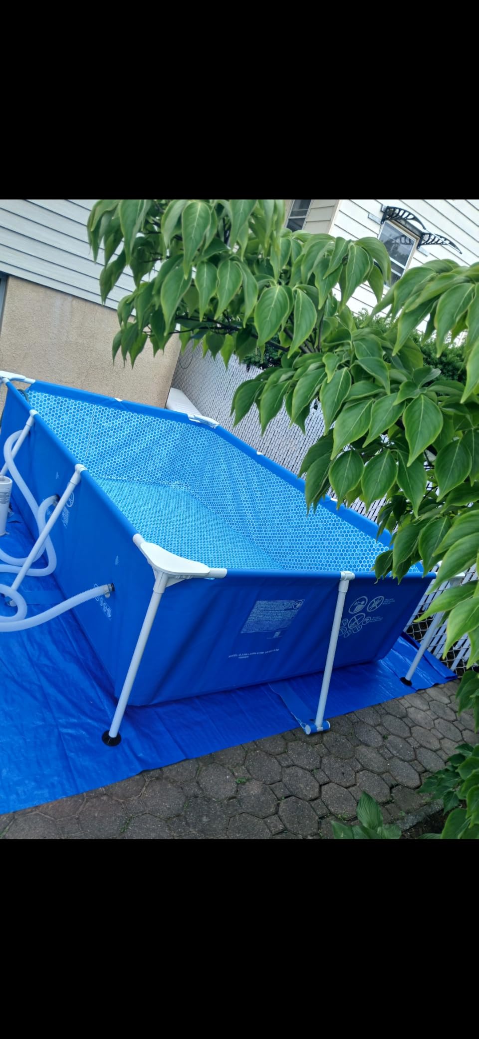 INTEX Metal Frame 14ft 9in x 7ft 3in x 33in Above Ground Swimming Pool | 28273EH - Pool Only (Pump Not Included) customer photo 2