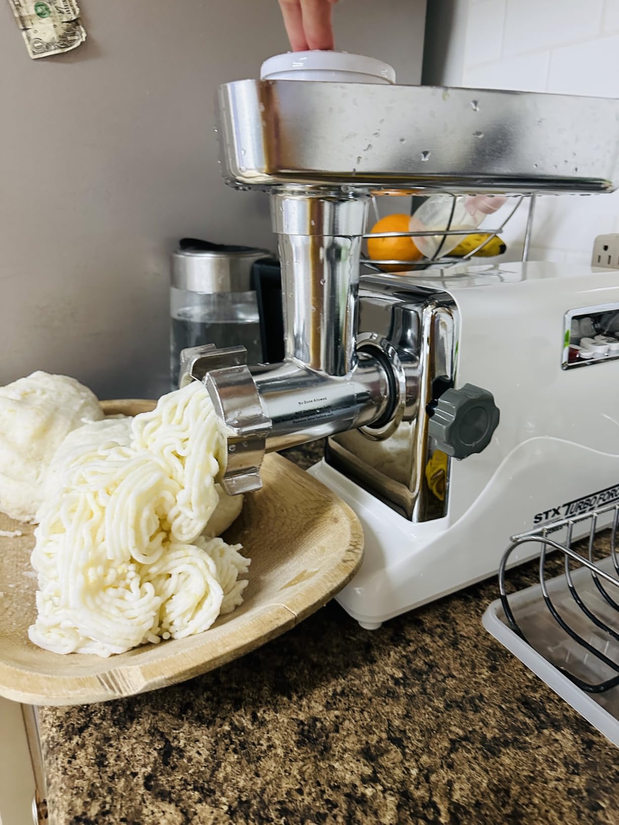 STX International Turboforce 3000 Series 5-in-1 Electric Meat Grinder | 3000W Max | 3-Speed | Size #12 | 5 Grinding Plates | 3 Stainless Steel Blades | Sausage Stuffer | Kubbe Maker & More Included customer photo 1