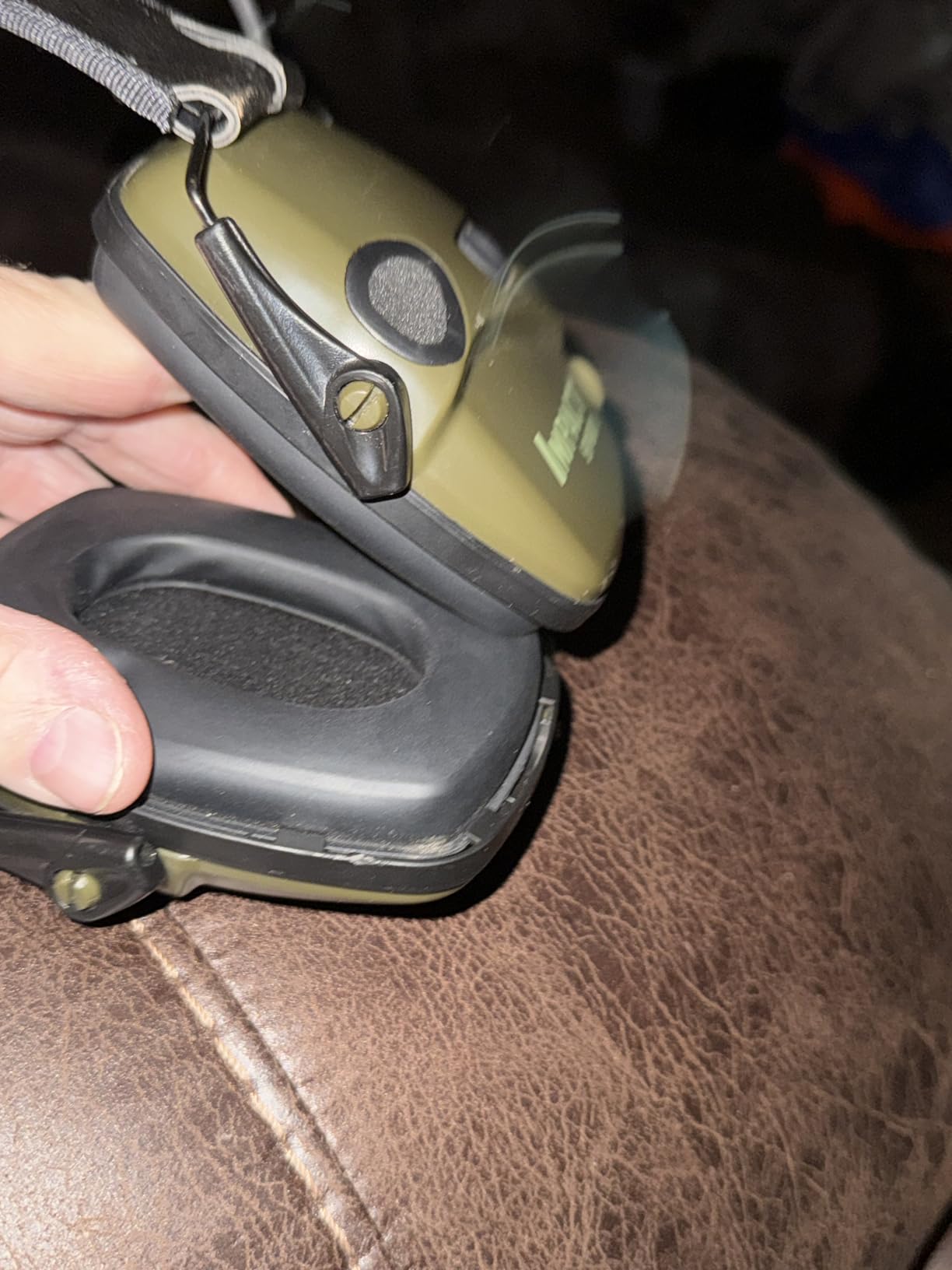 Howard Leight by Honeywell R-01526, Impact Sport Earmuffs, Olive Drab Green customer photo 2