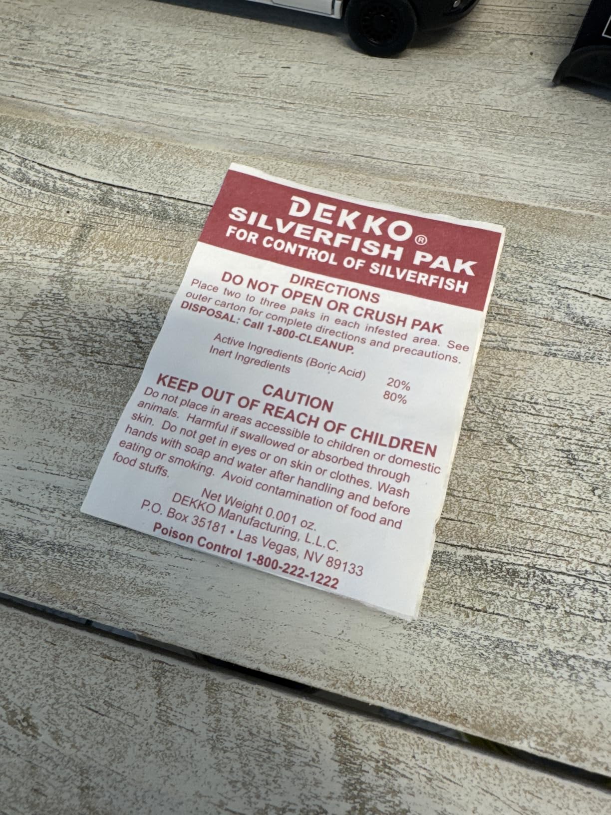 Dekko Silverfish Packs customer photo 1