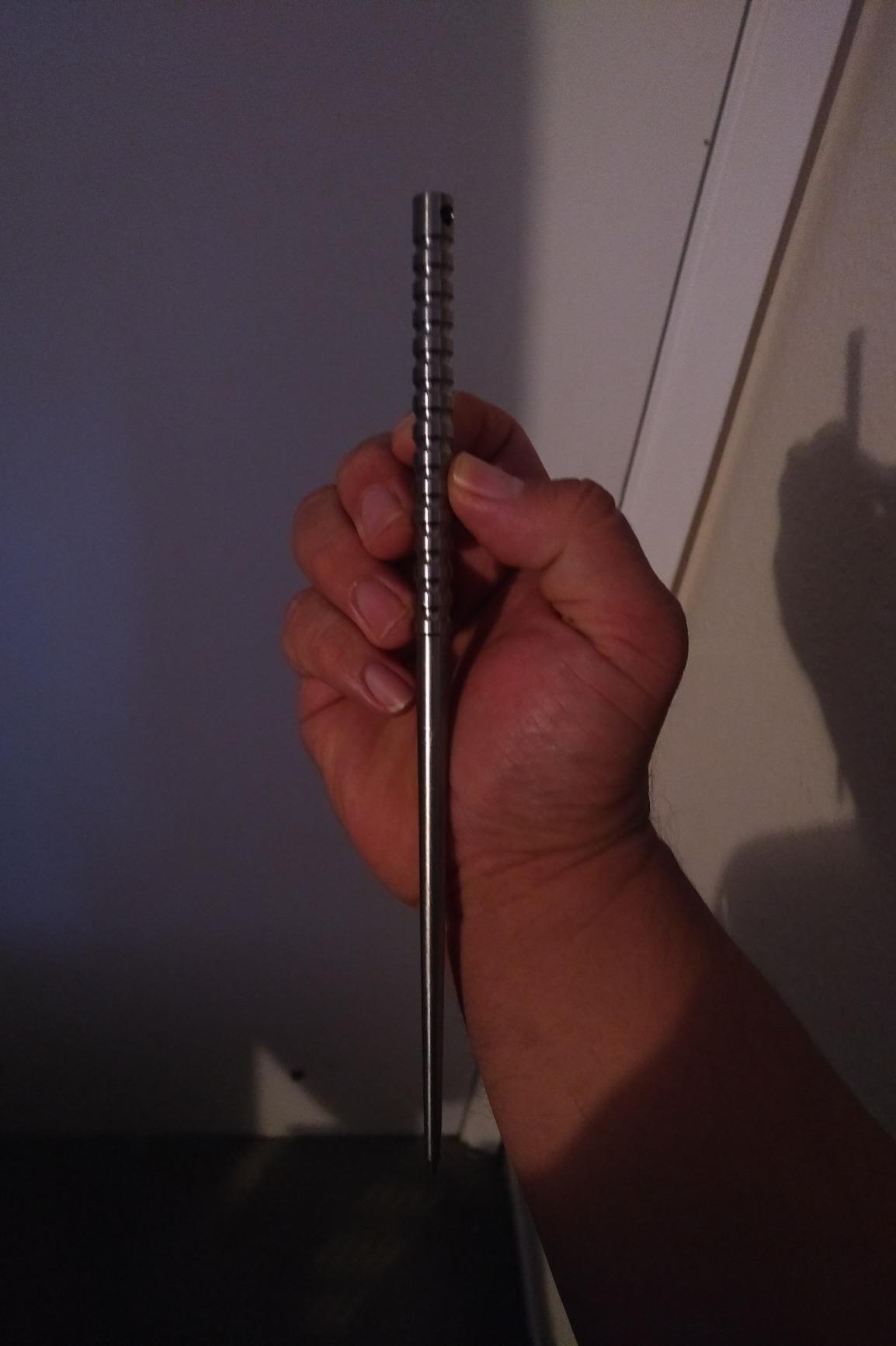 ASR Outdoor Solid Titanium Ice Pick, 9.25