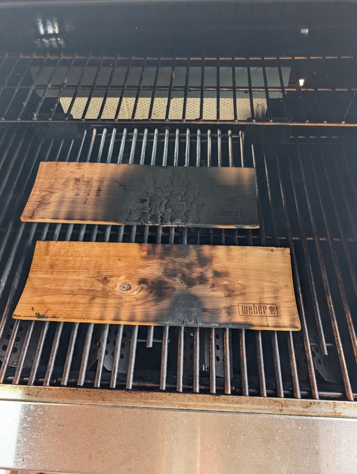 Weber Firespice Cedar Planks Outdoor Cooking Fuel - Natural Cedar Wood Grilling Planks (2-Pack) customer photo 2
