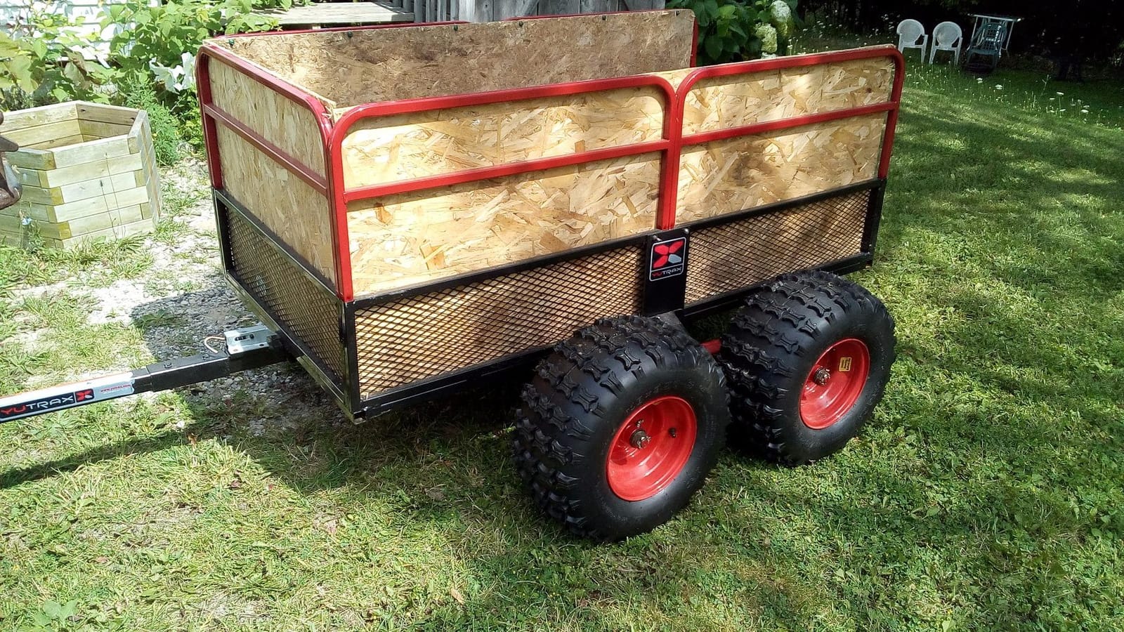 Yutrax Trail Warrior X4 Heavy Duty UTV/ATV Trailer - Off-Road Use, 1,250 lb. Capacity, TX159 customer photo 2