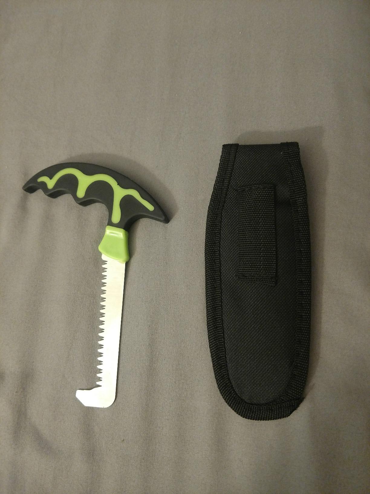 HME Hunting Compact Fixed Stainless Steel Bone Saw with Scabbard customer photo 1