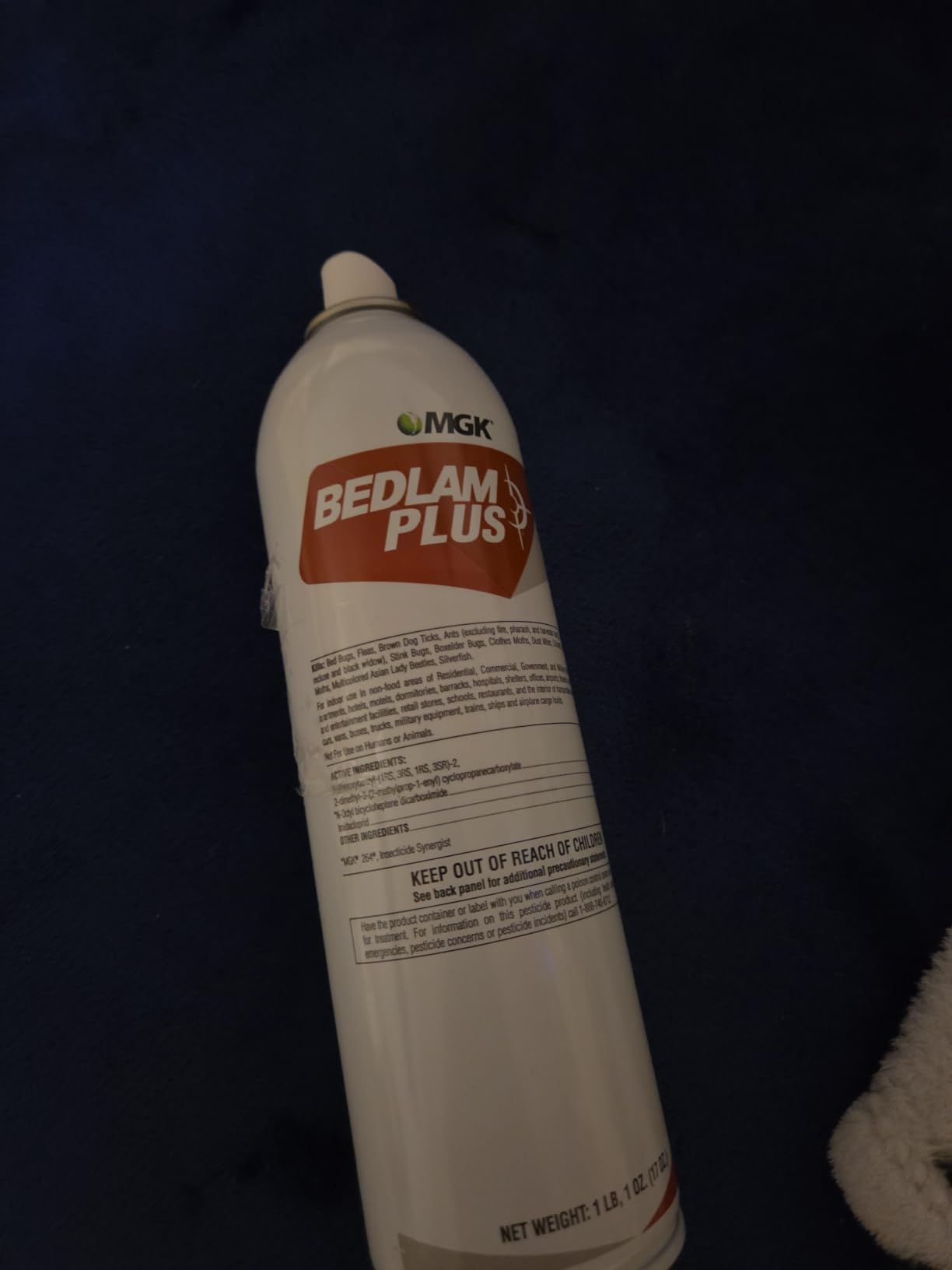 MGK Bedlam Plus, Fast-Acting Bed Bug Spray Aerosol, 17oz Can | Insecticide Spray, for Indoor Use on Mattresses, Wood Furniture and Carpets, Ready to Use customer photo 1