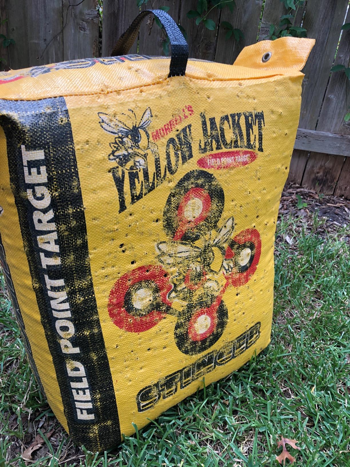 Morrell Yellow Jacket Stinger, Field Point Archery Target with 2 Shooting Sides & 10 Bullseyes - Portable Backyard Hunting Practice Bag with E-Z Tote Carrying Handle customer photo 2