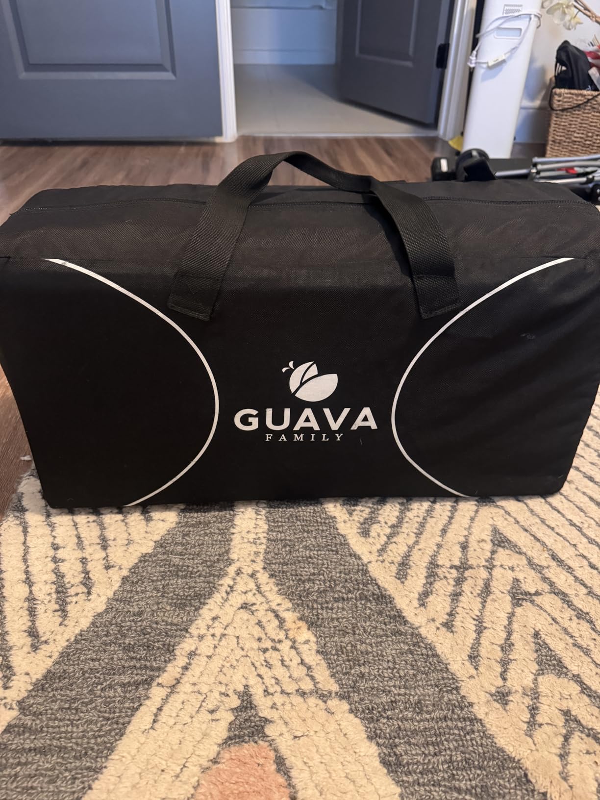 Guava Family Travel Crib Includes Lightweight Backpack Design | Certified Baby Safe Portable Crib | Folding Play Yard, Comfy Mattress for Babies, Toddlers | Compact Baby Travel Bed customer photo 1
