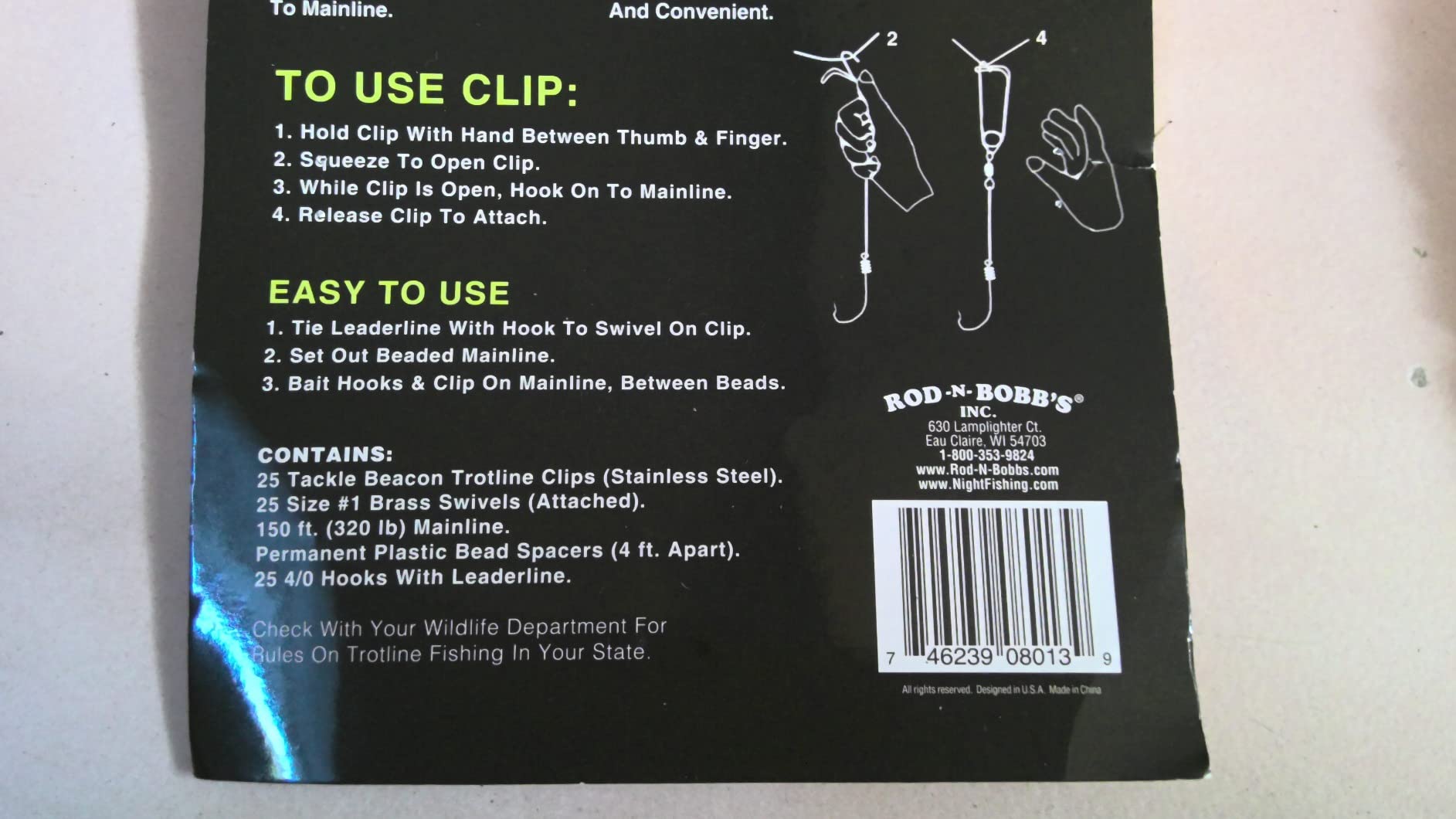 Rod-N-Bobb's Tackle Beacon Catfish Trotline Accessories customer photo 1